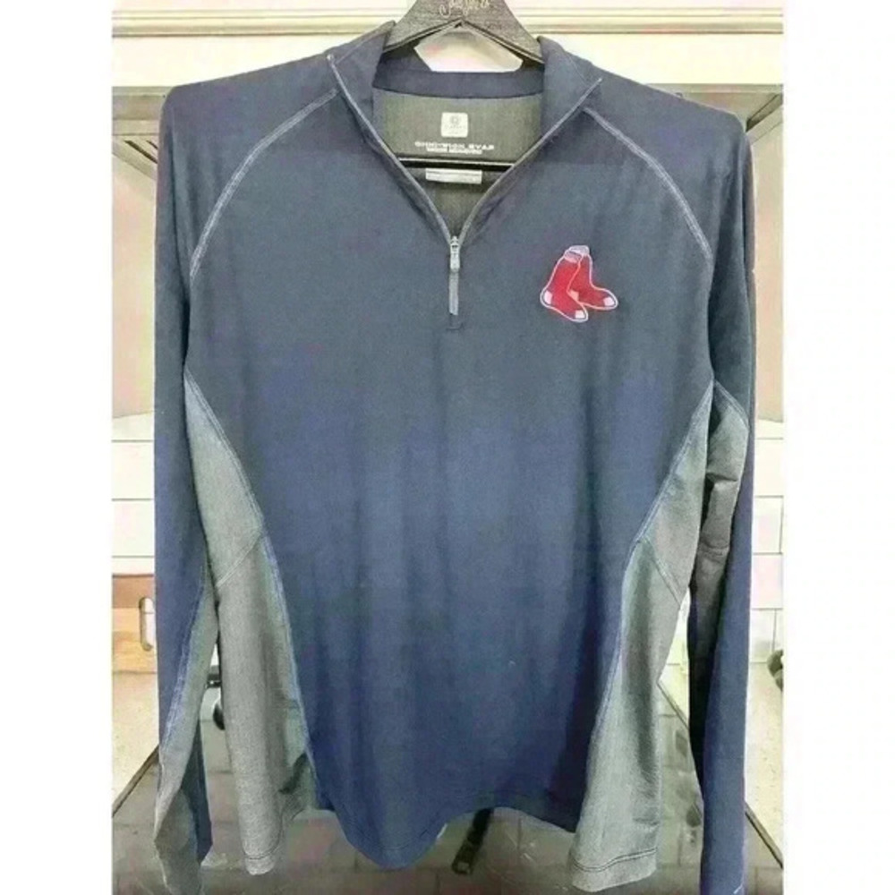 X-large Women’s Columbia 1/4 Zip Pullover Boston Red Sox Logo‎